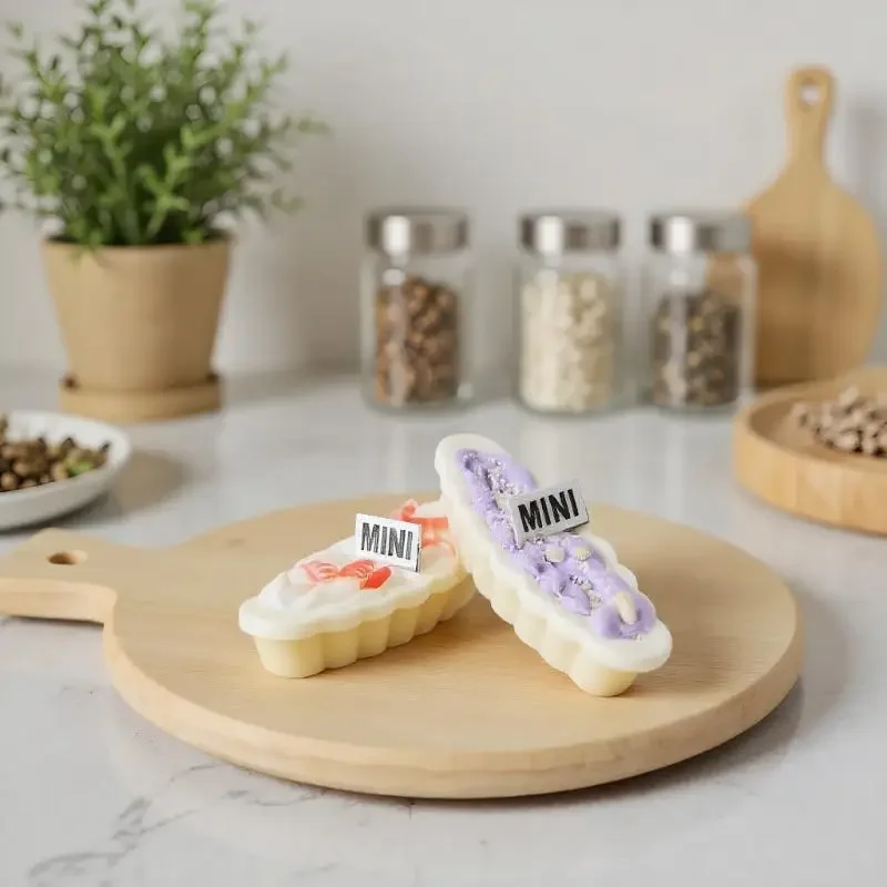 1-teiliges süßes Mini-Klebreisboot-Modell, Miniatur-Puppenhaus, Essen, Dessert, Dekoration, Puppenzubehör, Mädchenspielzeug