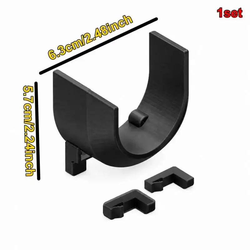 Pegboard AP Mouse Holder Wall Mount Computer Accessory Bracket For Workbench Desk Space Organization