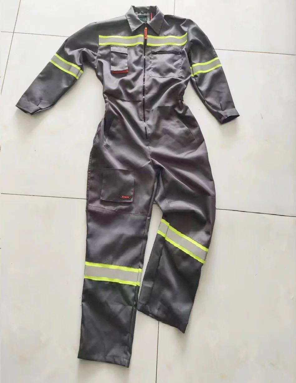 Work Coveralls Harajuka Mens Cargo Overalls Zipper Fly Pockets Rompers Jumpsuit Hi Vis Loose Coverall Coal Miner Uniforms S-5xl