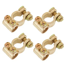 4x Car Leisure Battery Terminals Connectors Clamps Car Van Caravan Motorhome 12V Truck Battery Connection Pile Head Accessories