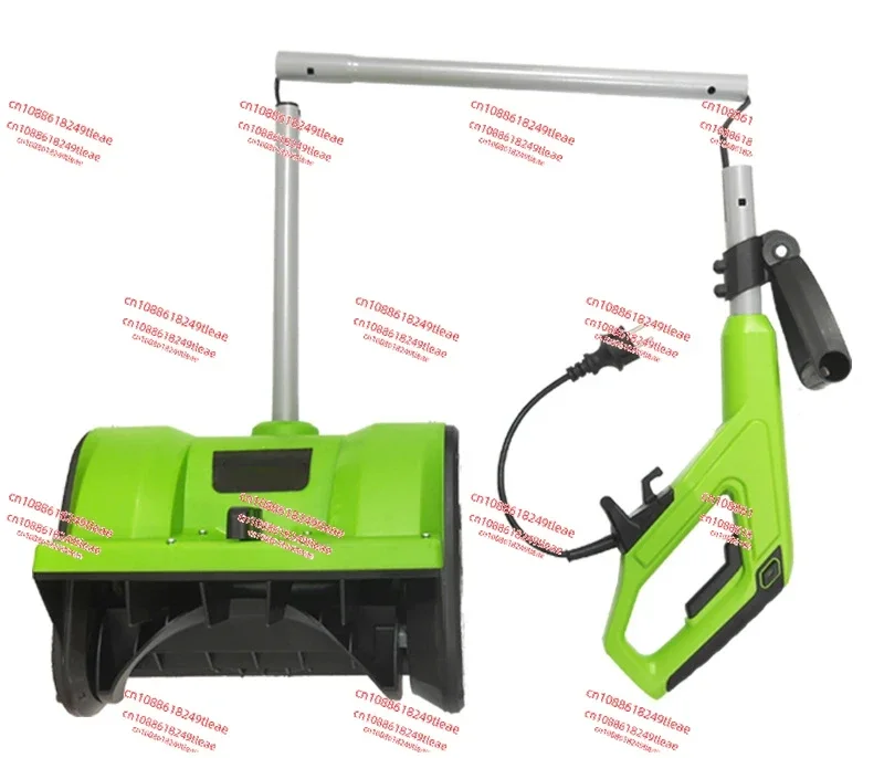 Electric hand push snow plow Small snow clearing equipment Handheld household snow plow