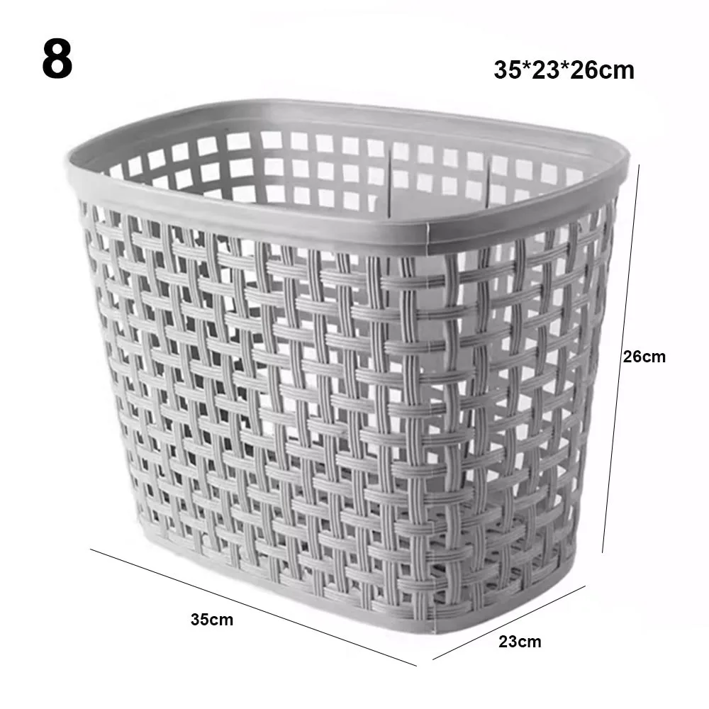 

Multicolors Children Bike Basket Plastic 8 Styles Scooter Handlebar Basket Hollow Bike Front Carrier Bag