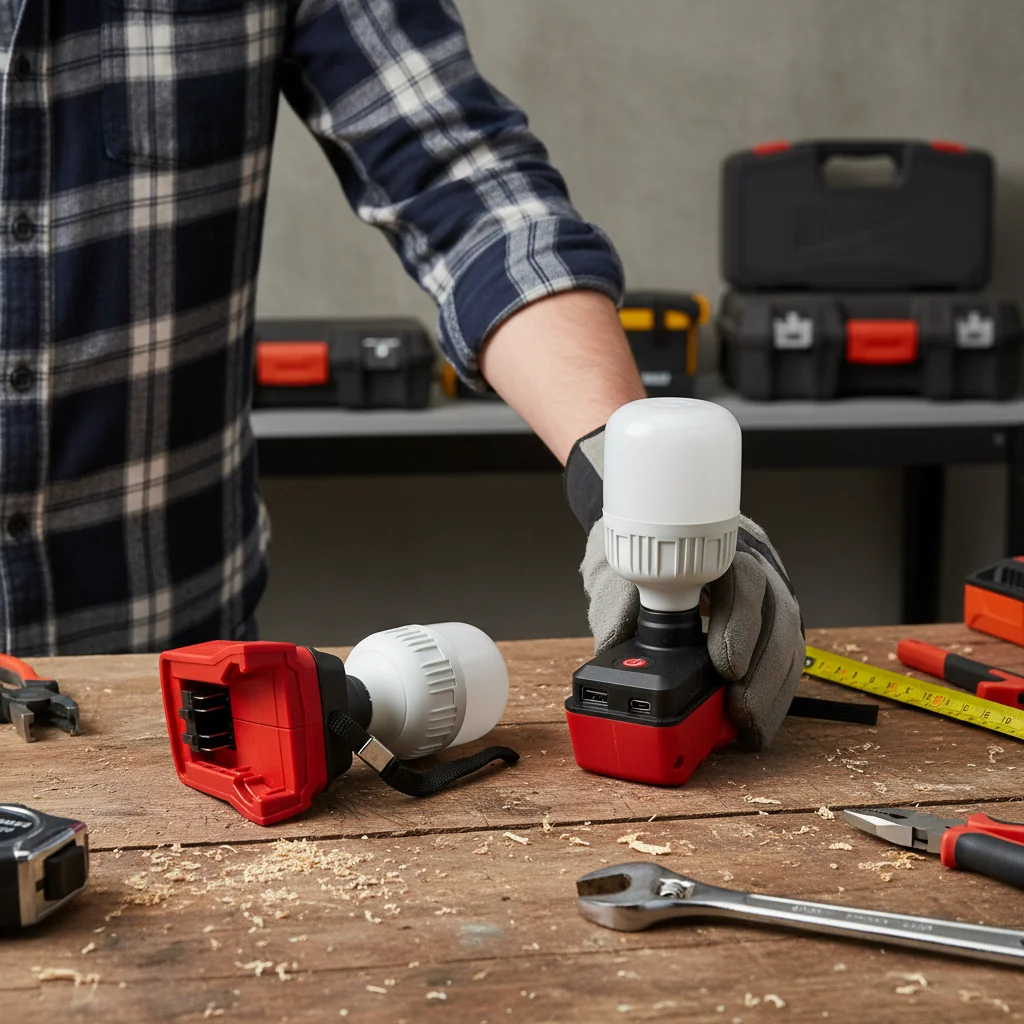 

1 шт. 18 Вт светодиодный рабочий фонарь для 48-11-1862 48-11-1880 аккумулятор 18 В с USB-портом для зарядки для ремонта мастерской, кемпинга на открытом воздухе