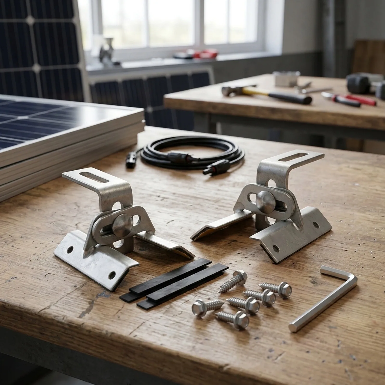 1 Pc Adjustable Clamp Trapezoidal Sheet Metal Holder Vario for a2 With Angle Thread Household Hardware Tool Accessories