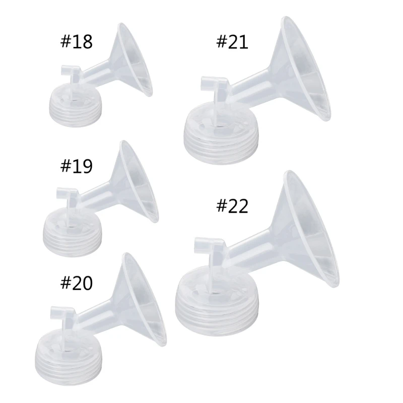 

Portable Flange Valves Tube Bottle Backflow Protector 18/19/20mm Breast Part Breast Funnel Connector Durable