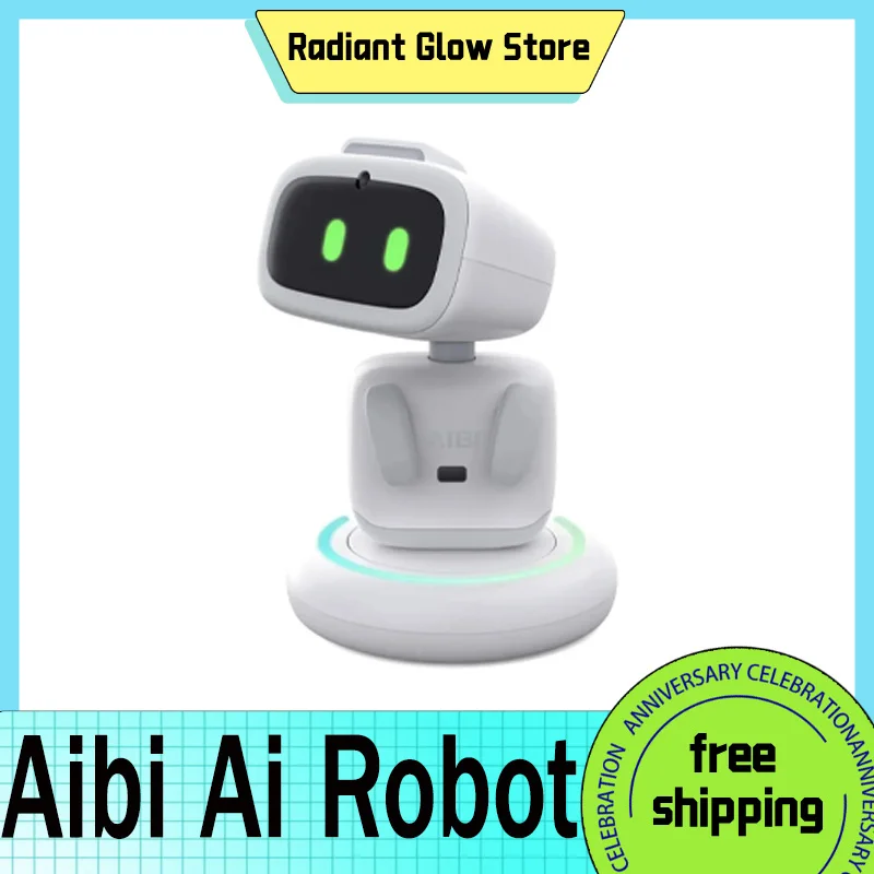 

Aibi Ai Robot Pet Toy Companion Interaction Emotional Chat Robot With Camera Puzzle Artificial Intelligence Desktop Pet Gift