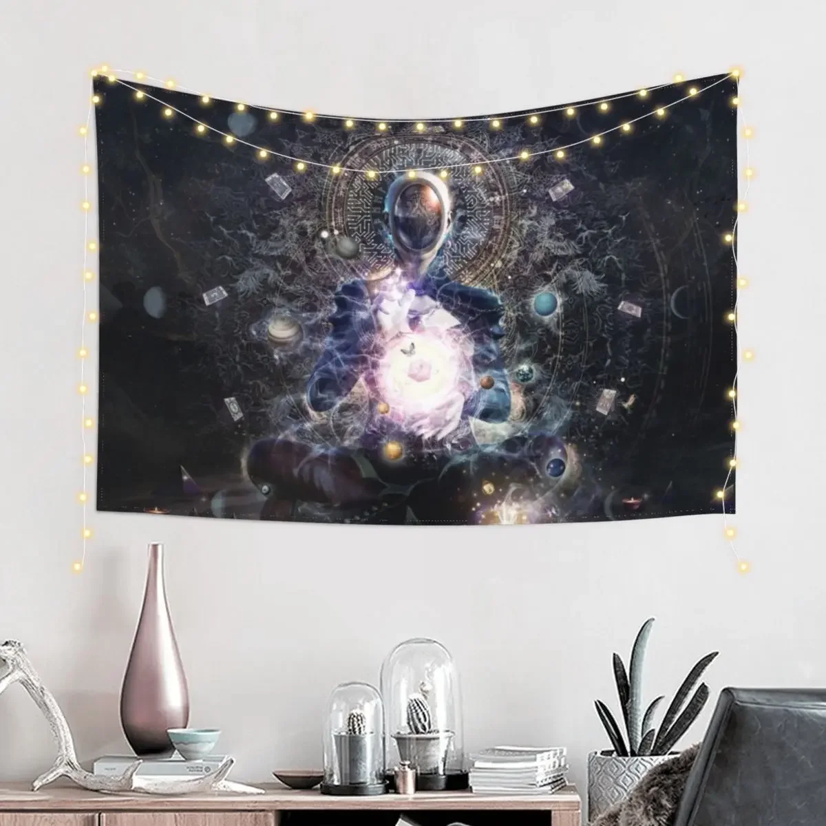 Cosmic Ritual Tapestry Bathroom Decor Room Decorator Room Decore Aesthetic Tapestry