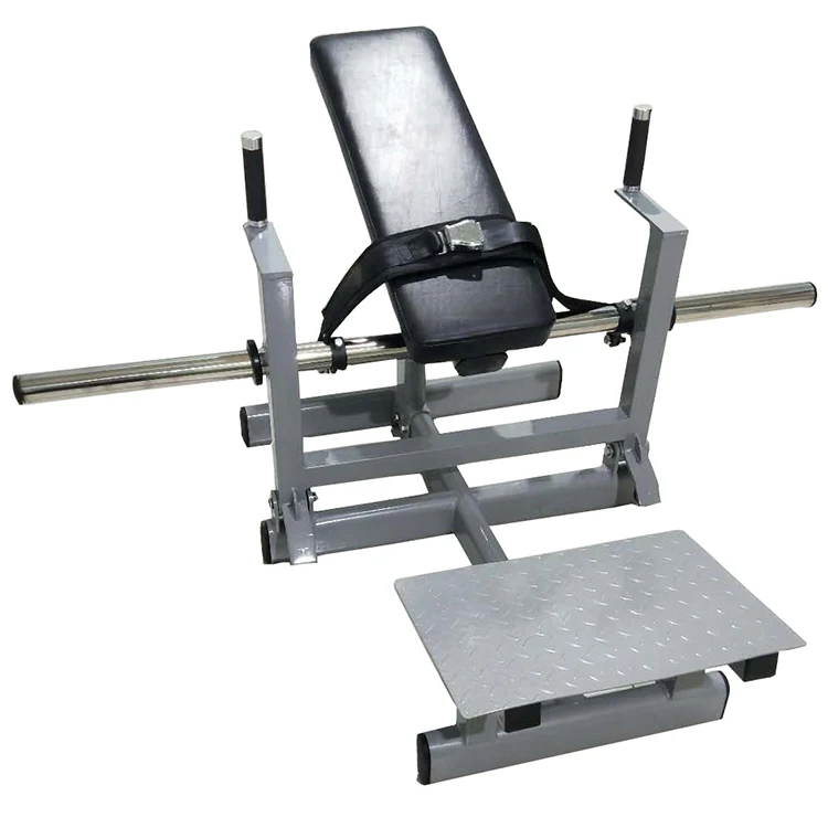 Máquina de empuje de cadera usada, equipo de gimnasio, Fitness