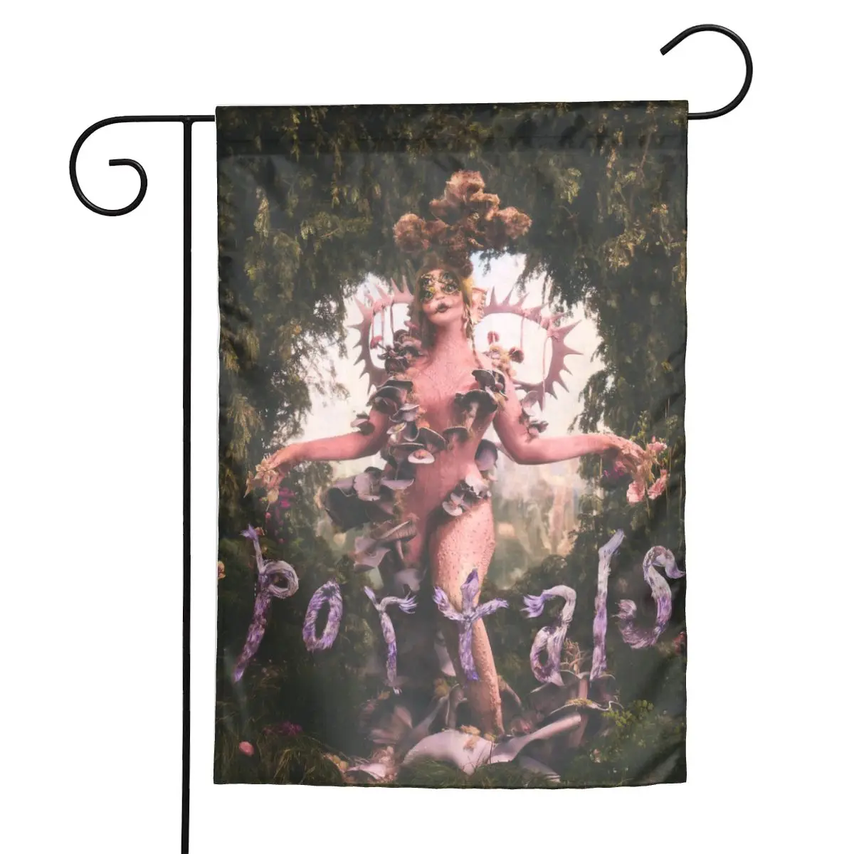 Custom Music Singer Melanies Martinez Garden Flag Double Sided Outside Yard Flags 12x18 Inch for Outdoor Decoration