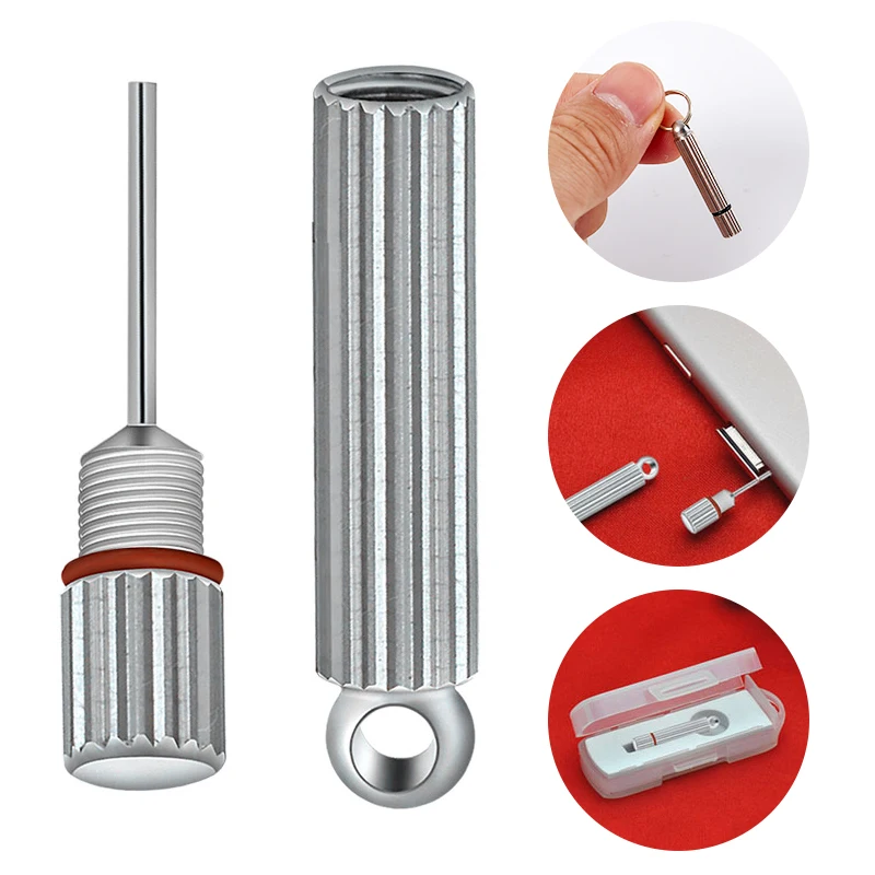 1 قطعة المحمولة الفولاذ المقاوم للصدأ بطاقة Sim صينية دبوس إخراج أداة إزالة الصواميل إبرة فتاحة بطاقة دبوس #2