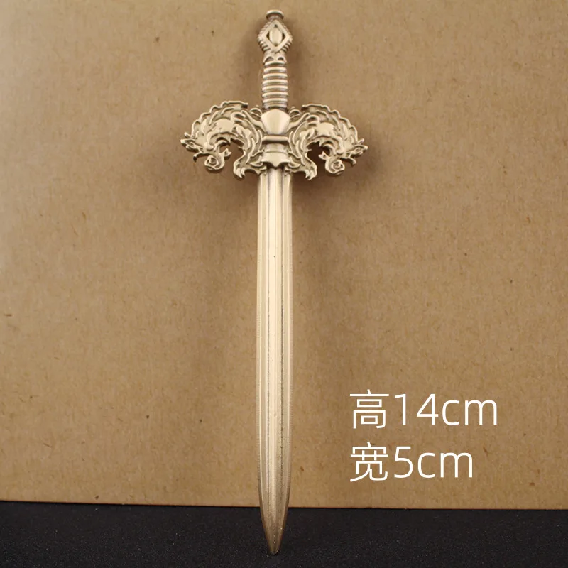 Brass Dominant Saint Earl Weapon Bu Jingyun Peerless Sword Decoration Model