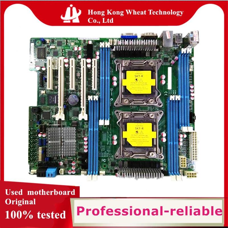 For Intel X79 Z9PA-D8C motherboard Used original LGA 2011 LGA2011 DDR3 256GB USB2.0 USB3.0 SATA3 Server Mainboard