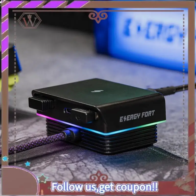 ABBG-RGB Магнитная зарядная док-станция для мыши для Logitech G PRO X SUPERLIGHT 2 MX Master 3S 3 Anywhere VGN VXE R1 Max AJAZZ AJ199