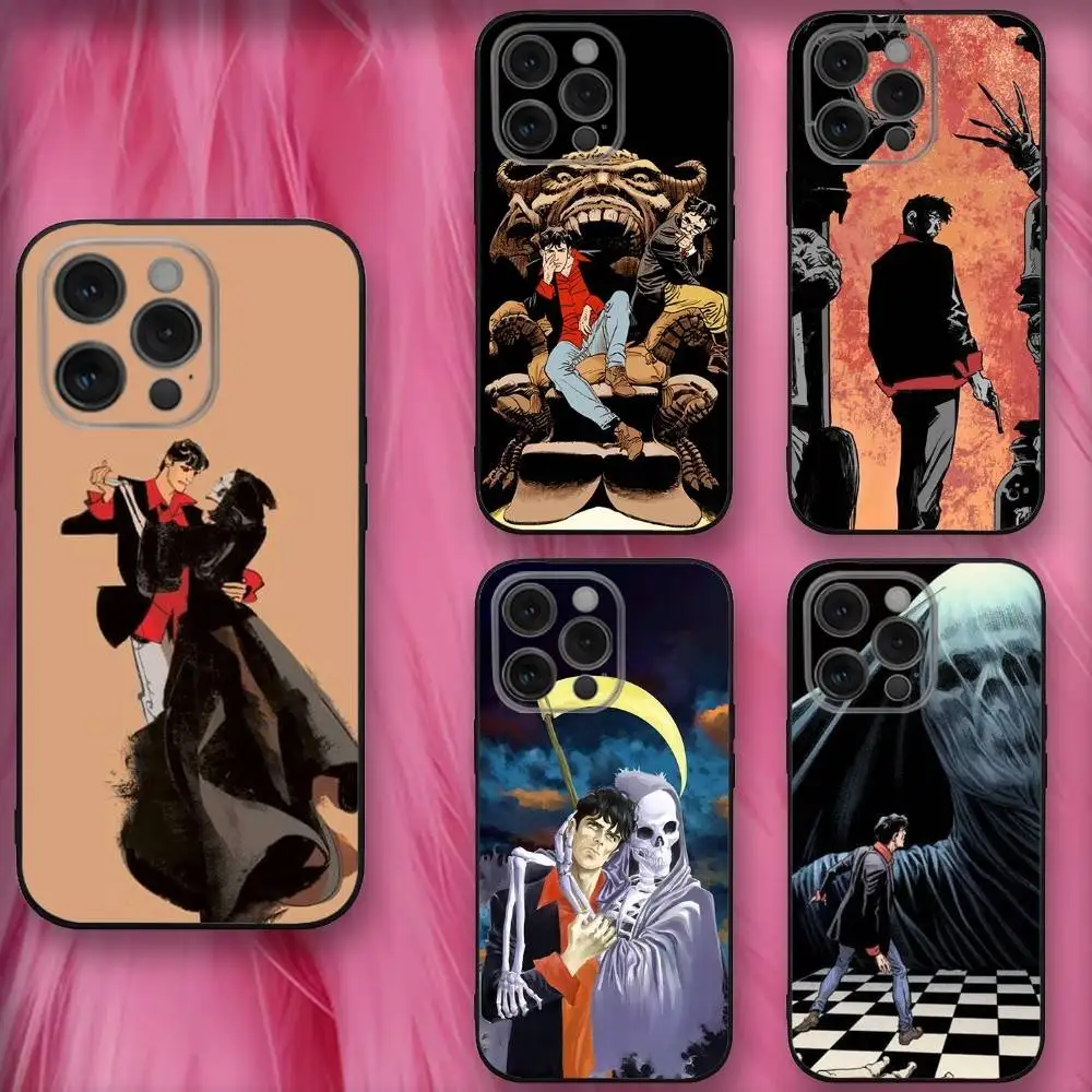 

Anime C-Comics D-Dylan Dogs Phone Case For iPhone 16,se4,15,14,13,12,11,Pro,X,XS,Max,XR,Plus,Mini Soft Black Cover