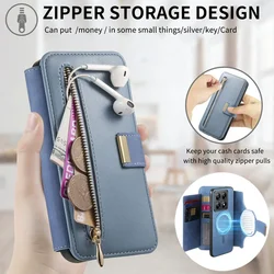 For Xiaomi Redmi Note 15 14 13 Pro Plus 5G 4G Detachable Leather Zipper Wallet Case For Redmi Note 13 Pro Turbo 4 3 Magnet Cover