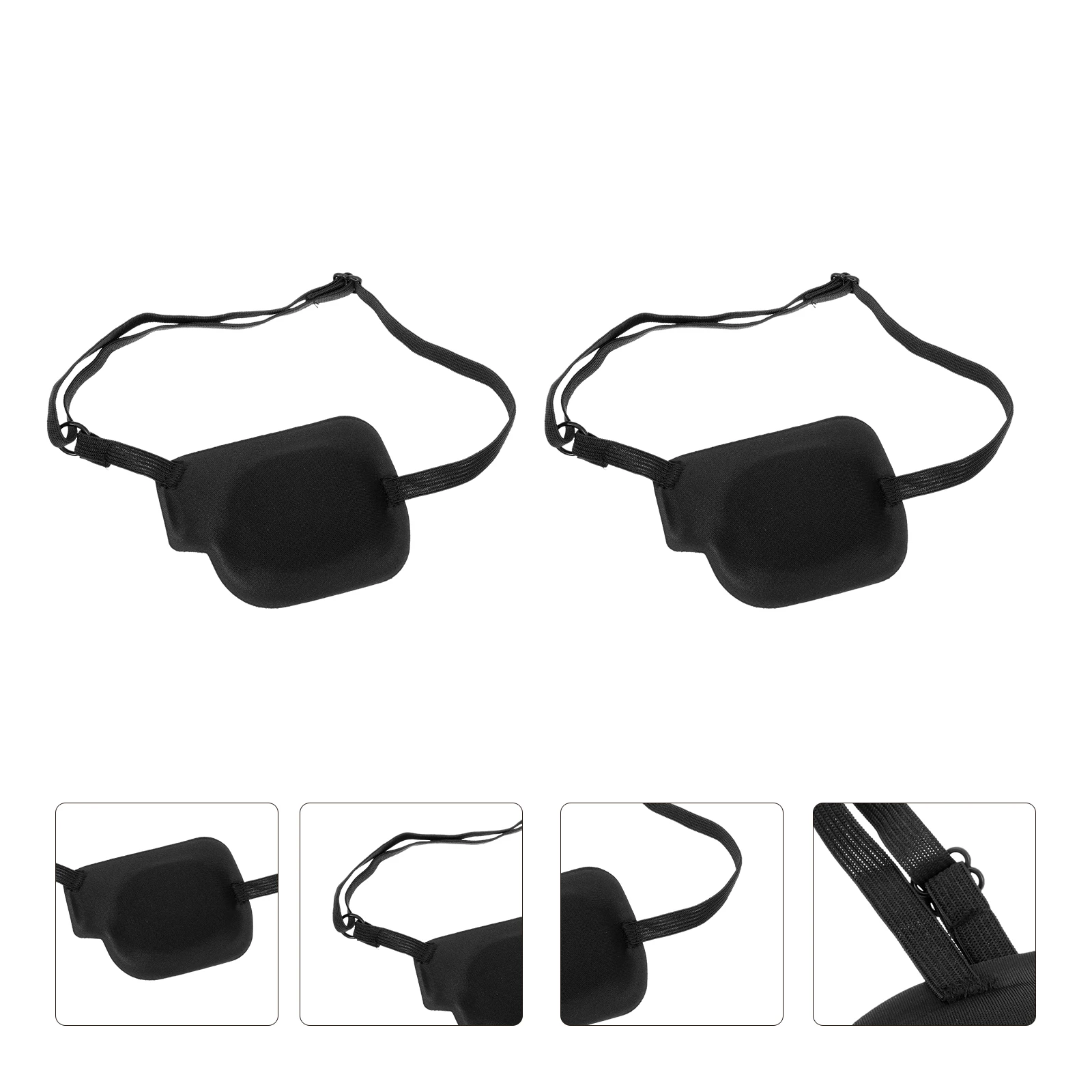

2 Pcs 3d Eye Mask Practical Single Patches 's Pad Strabismus Monocular for Lazy Polyester Amblyopia