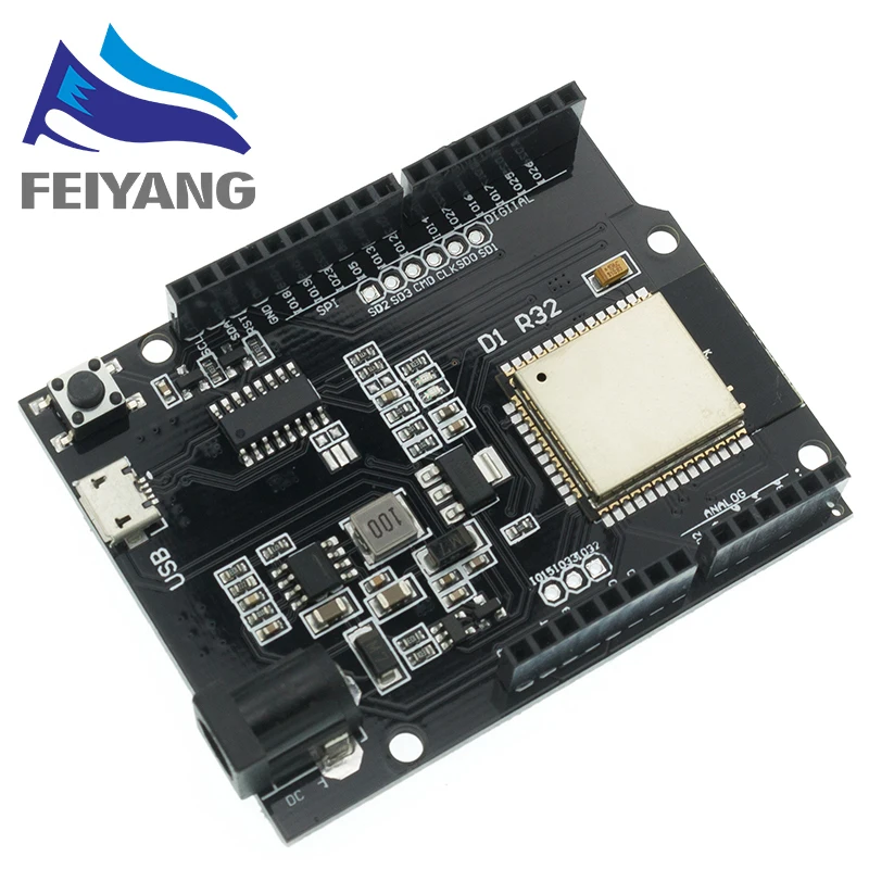 ESP32 For Wemos D1 Mini For Arduino UNO R3 D1 R32 WIFI Wireless Bluetooth Development Board CH340 4M Memory One