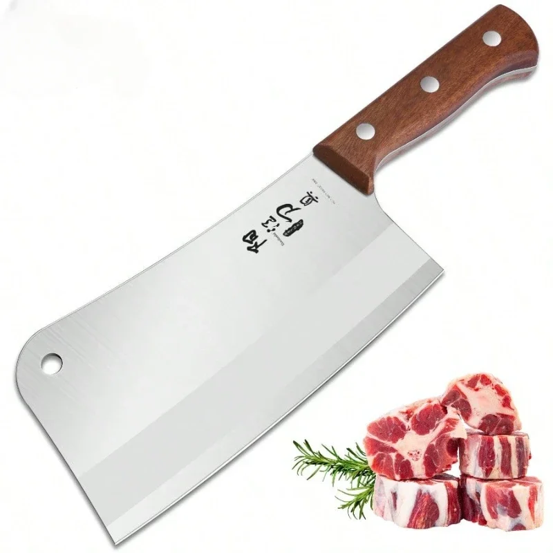 Cuchillo de cocina para el hogar, cuchillo de acero inoxidable, corte afilado de verduras, corte de carne, hueso pequeño, accesorios de cocina