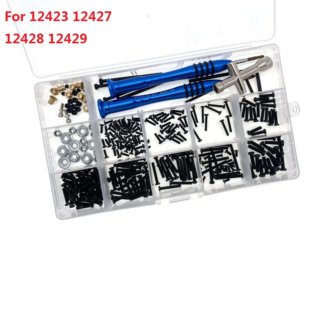 Wltoys 12428 144001 144002 A959 A969 RC Car Screws Parts Pan Head /Flat Head Screws Cross Sleeve Allen Wrench M2 M2.3 M2.5 M3 M4