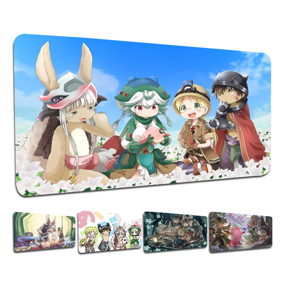 

Anime Made In Abyss Mousepad New Rubber Mouse Durable Desktop Mousepad Size For Game Keyboard Pad For Gamer