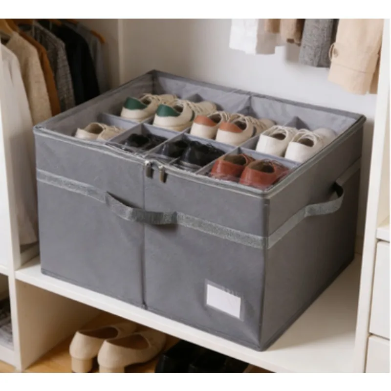 

1pcs Multifunctional Shoe Storage Box Organizer for Closet Space Saving Shoe Container