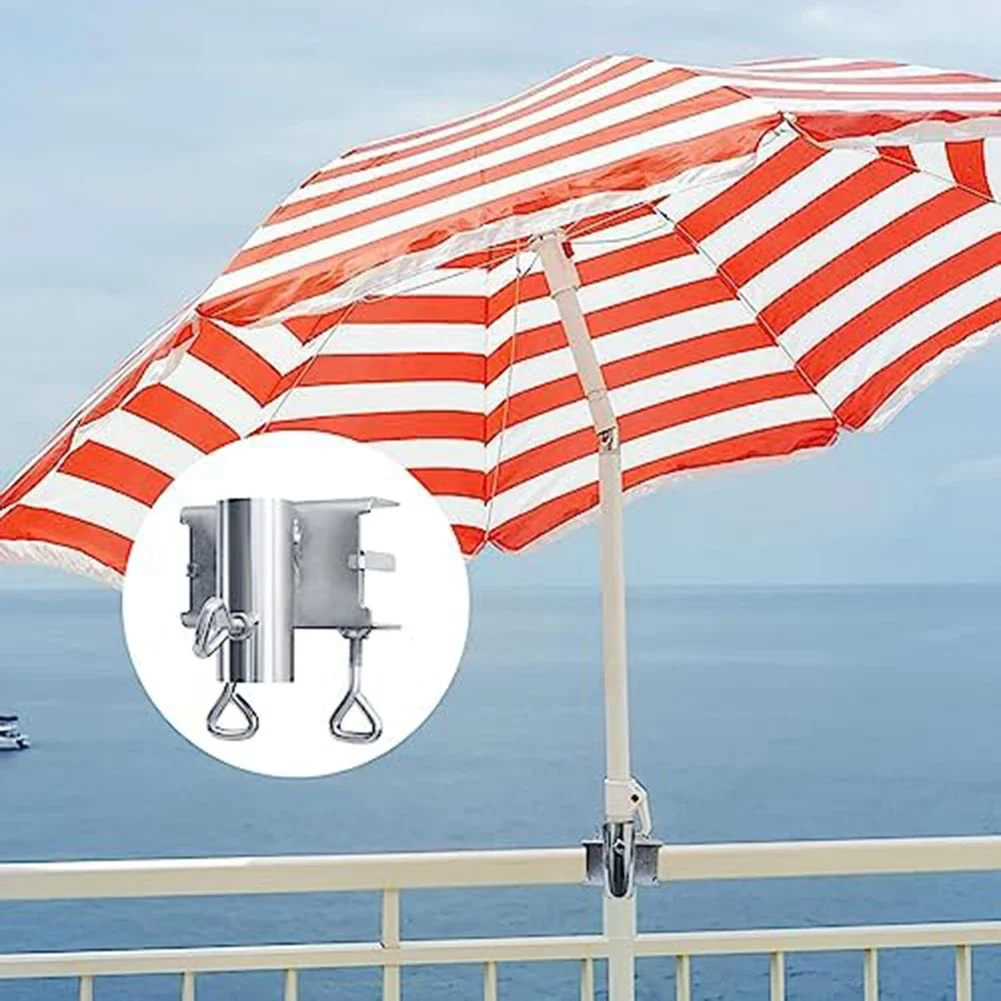 Adjustable Umbrella Bracket Umbrella Clip Easy Installation Oxidation Resistant Rust Resistant Sturdy Handle Adjustable Diameter