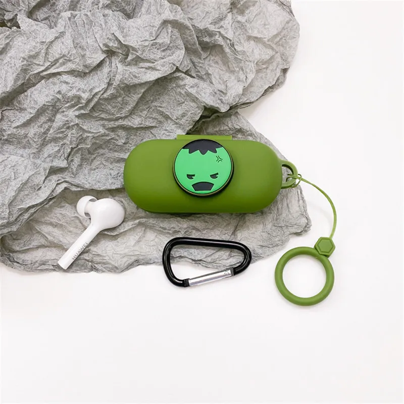 حافظة لهاتف Huawei Freebuds 3i من ديزني مارفل وسماعات أذن لاسلكية من السيليكون واقية لهاتف Honor Flypods 3