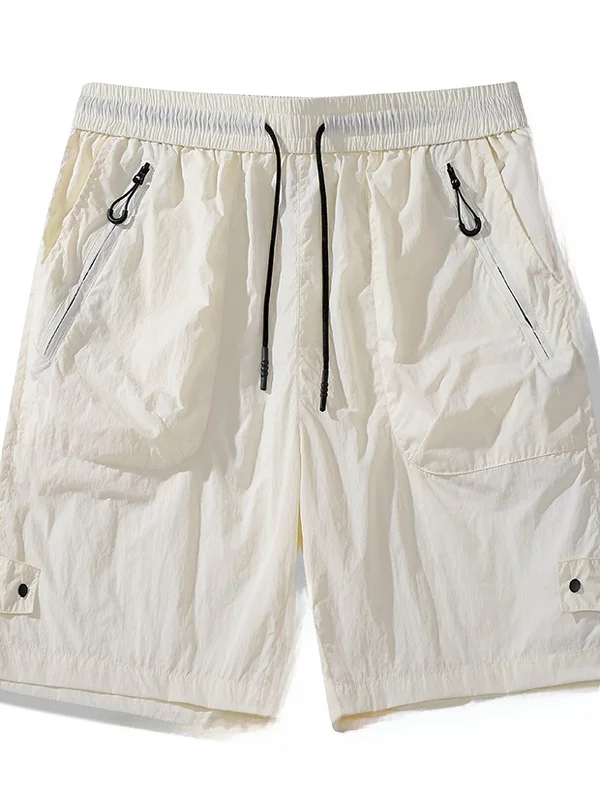 

Летние мужские спортивные брюки из ледяного шелка с защитой от солнца, свободные, прямого кроя, для активного отдыха, молодежные, повседневные, рабочие, длиной до колена