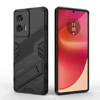 Heavy Duty Armor Phone Case For Motorola MOTO Edge 60 50 40 Fusion Neo Pro Ultra 5G With Kickstand Hard PC Shockproof Back Cover