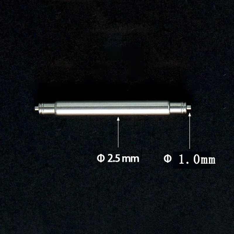 Dia 2.5mm SKX007 Strap Spring Bars Tip 1.0mm Fit for SKX007 SKX009 Turtle Watch Case Watch Bracelet 20mm 22mm Band Link Pins