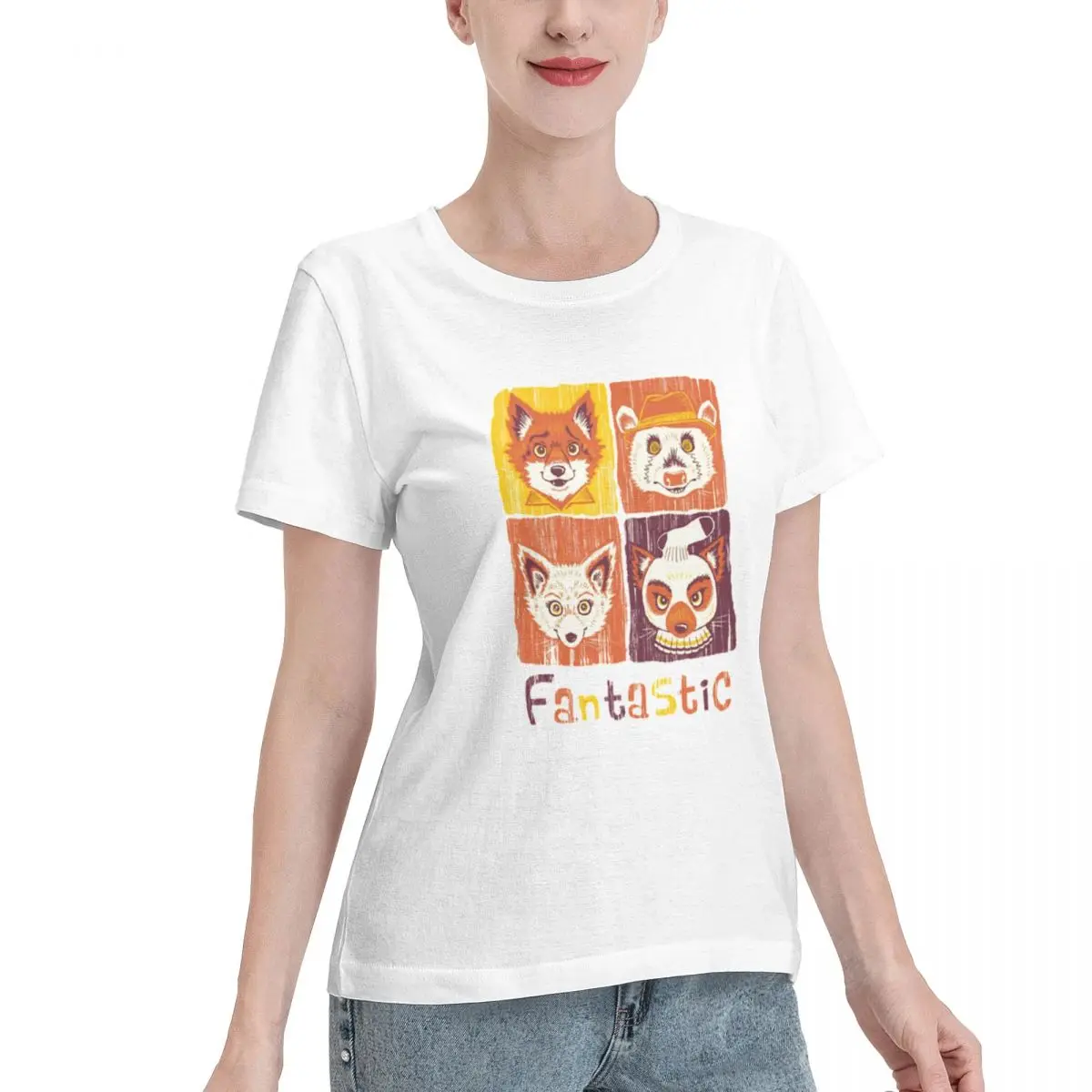 All Season Wear Fantastic Mr Fox Women's T-shirt Inner Wear Women Daily Outfit Top