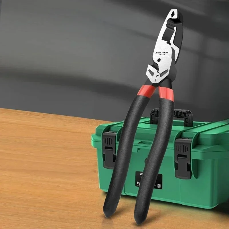 Multi Functional Sliding Screw Pliers Carp Pliers Detach Sliding Wire Rust Damaged Nut Serrated Design Stripping/pressing Line