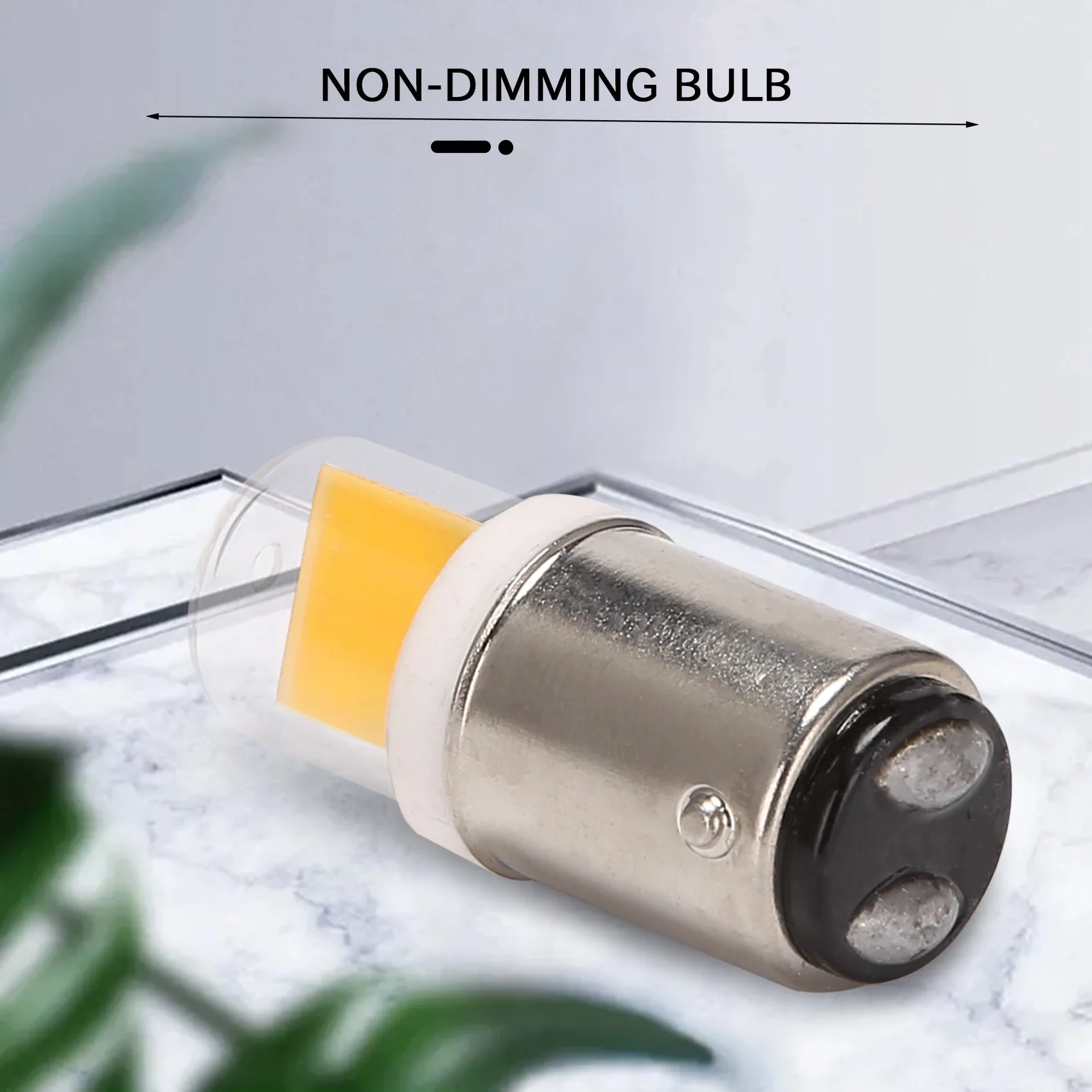 

Versatile BA15D Led Light Bulb 3W 110V 220V AC Non-Dimming Warm White