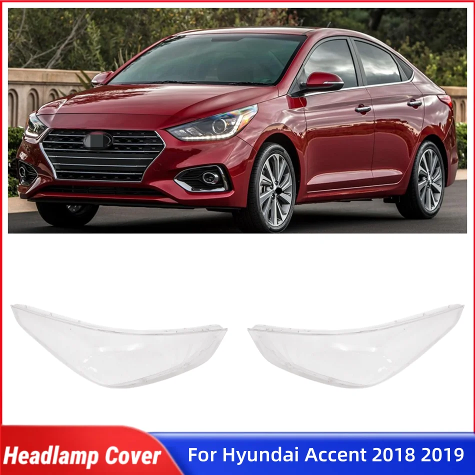 

For Hyundai Accent 2018 2019 Automotive Parts and Accessories Lampshade Cover Headlamp Lamp Cover