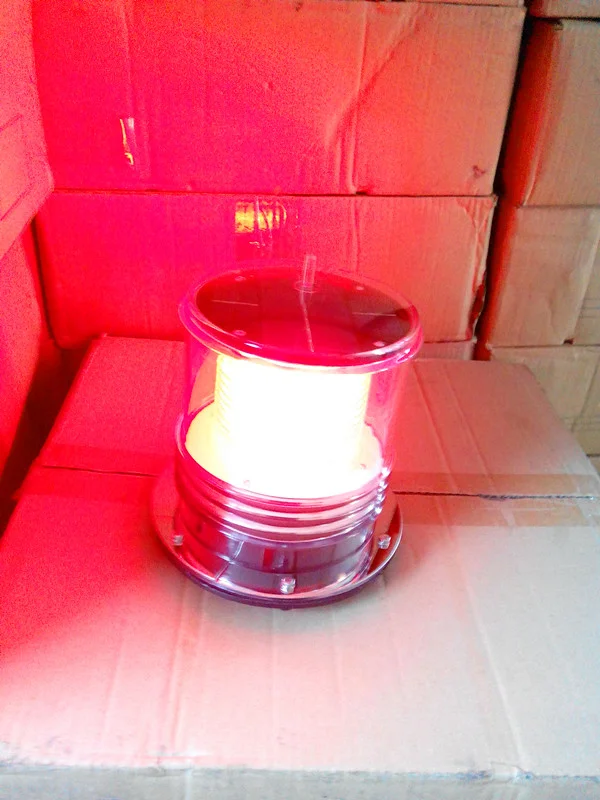 DZ-L1 Luz Solar Marinha, LED vermelho