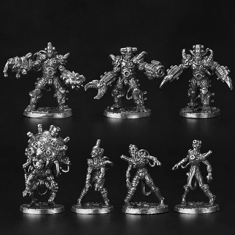 Metaal Ijzer Armor Machine Soldaat Actiefiguren Auto-interieur Miniatuur Ornament Accessoires voor Jongens Bordspel Stukken Model