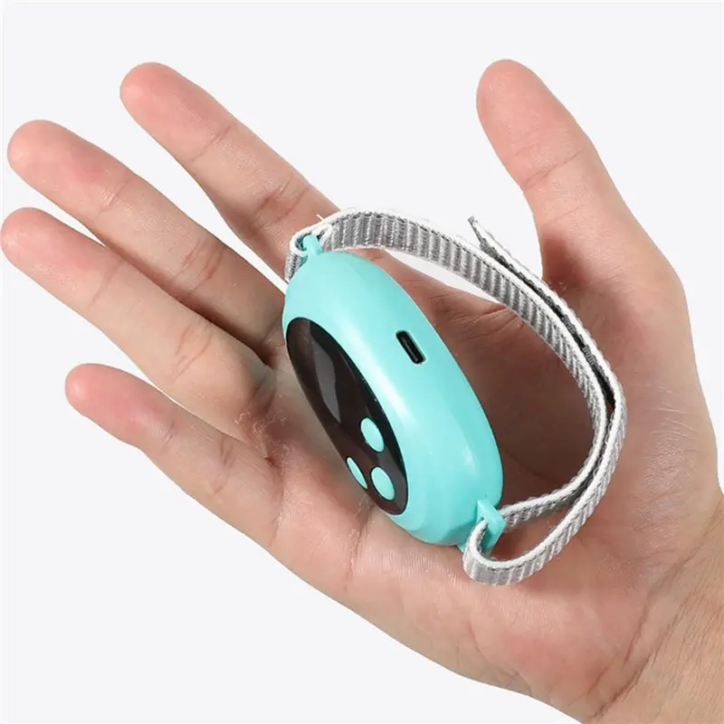 B27B 2X Microcurrent Sleep Aid Device EMS Sleep Aid Instrument For Insomnia Stress Anxiety Relief Palm Pulse Massager Green