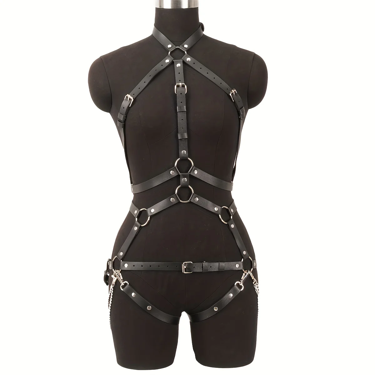 Women's Tight Belt Full Body Drawstring Chain Tassel BDSM Female Sexy Belly Band Sexy Game Appliance