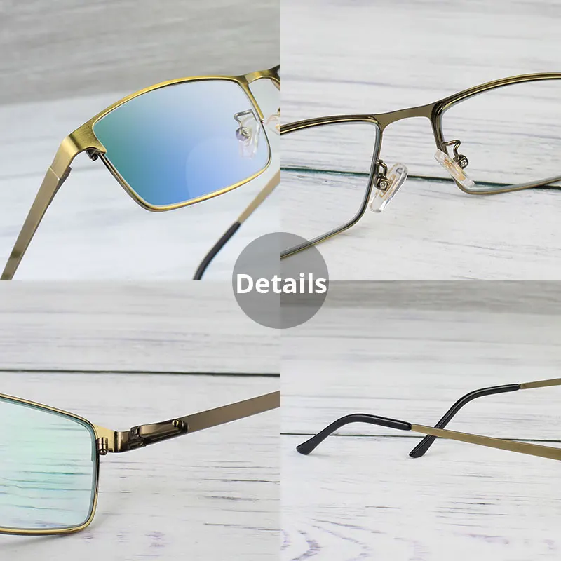 Vanlook Chameleon แว่นตากันแดด Bifocal แว่นตา Photochromic เลนส์ Diopter ฤดูใบไม้ผลิบานพับกรอบแว่นตา + 1.5 2 2.5