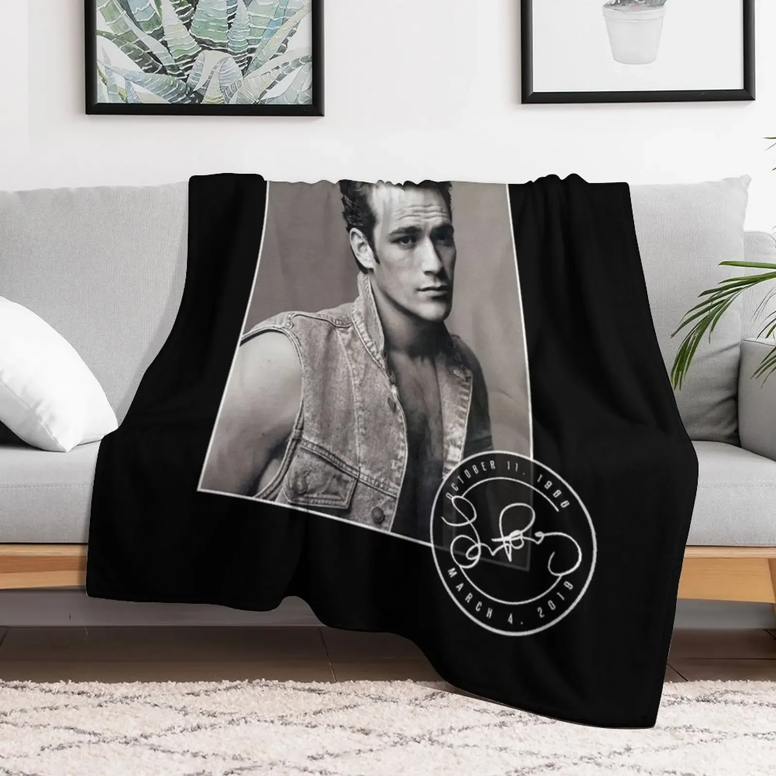 Gifts Idea Luke Perry Rip Tribute Christmas Throw Blanket for babies Extra Large Throw For Sofa Thin Blankets