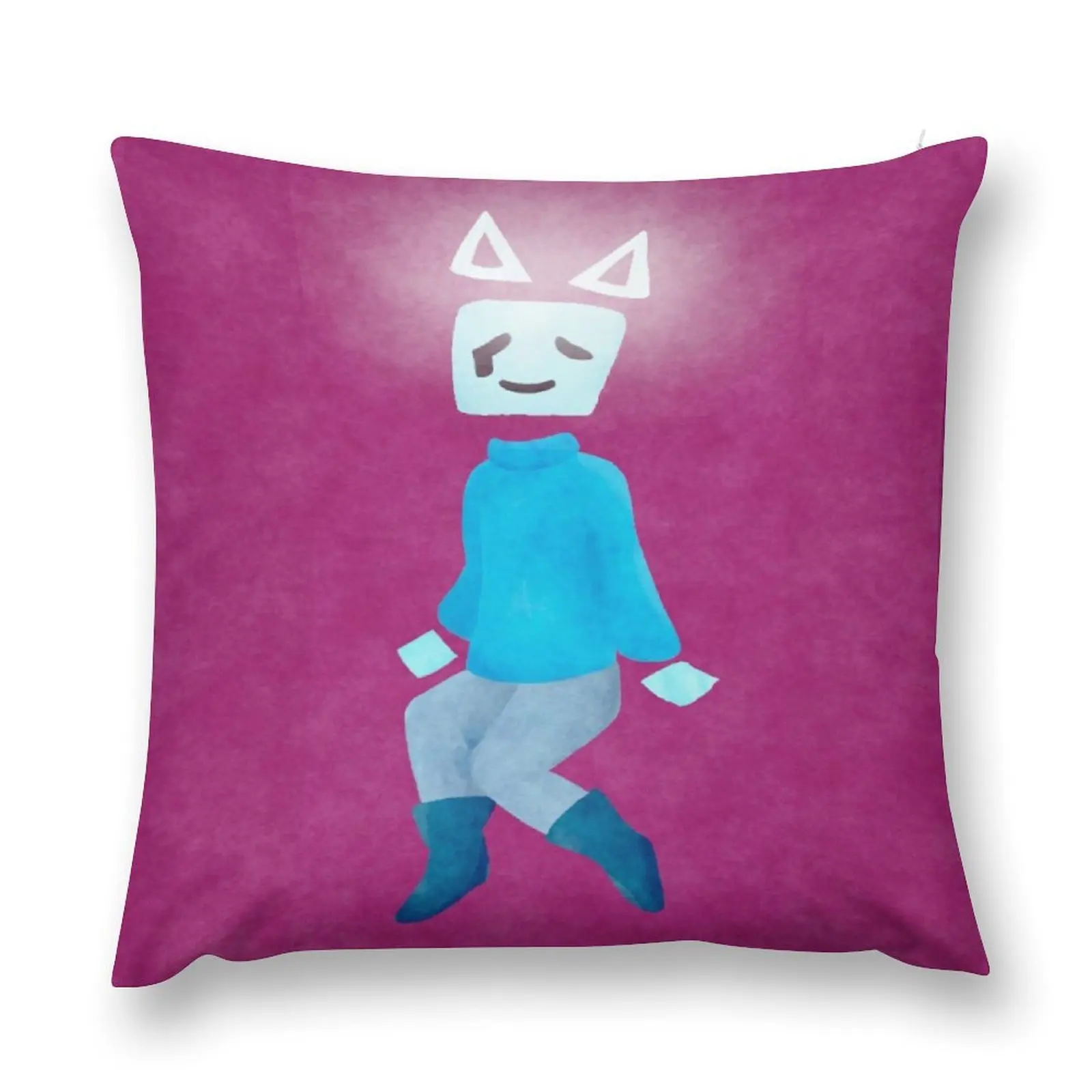 Cube Friend - Just Shapes and Beats Throw Pillow Pillowcase Cushion Cushions Cover pillow