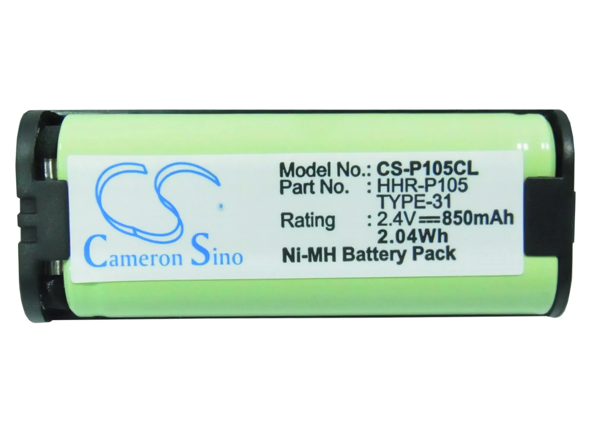 Ni-MH Cordless Phone Battery for Muraphone Vertical Toshiba Polycom Philips Uniden Panasonic Avaya,2.4v,850mAh,V10000 KXFG2451