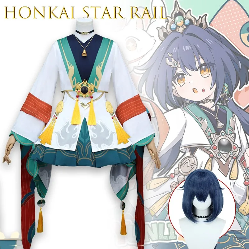 

‌ ‌ ‌ ‌ ‌ AHonkai Star Rail Yunli Little Cat Series Косплей Костюм Аниме Персонаж Наряд Полный комплект Корпорация Хэллоуин Вечеринка Женщины