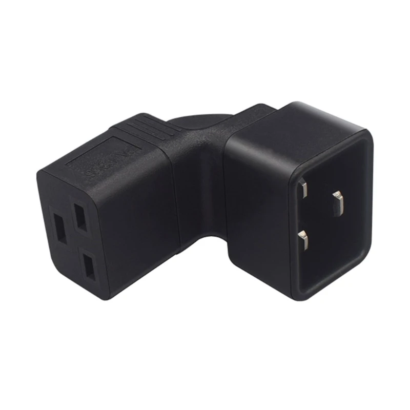 IEC C20 Male Plug Power Connector 3Pin IEC320 C20 Socket to IEC320 C19 Converter Computer Power Cable Adapter