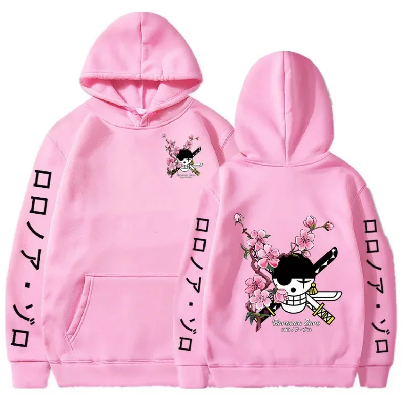 Nieuwe Eendelige Sweatshirts Auron Hoodie Japan Anime Katoenen Fleece Dames Capuchon Sweatshirts Heren Winter Kleding Mode Top Streetwear