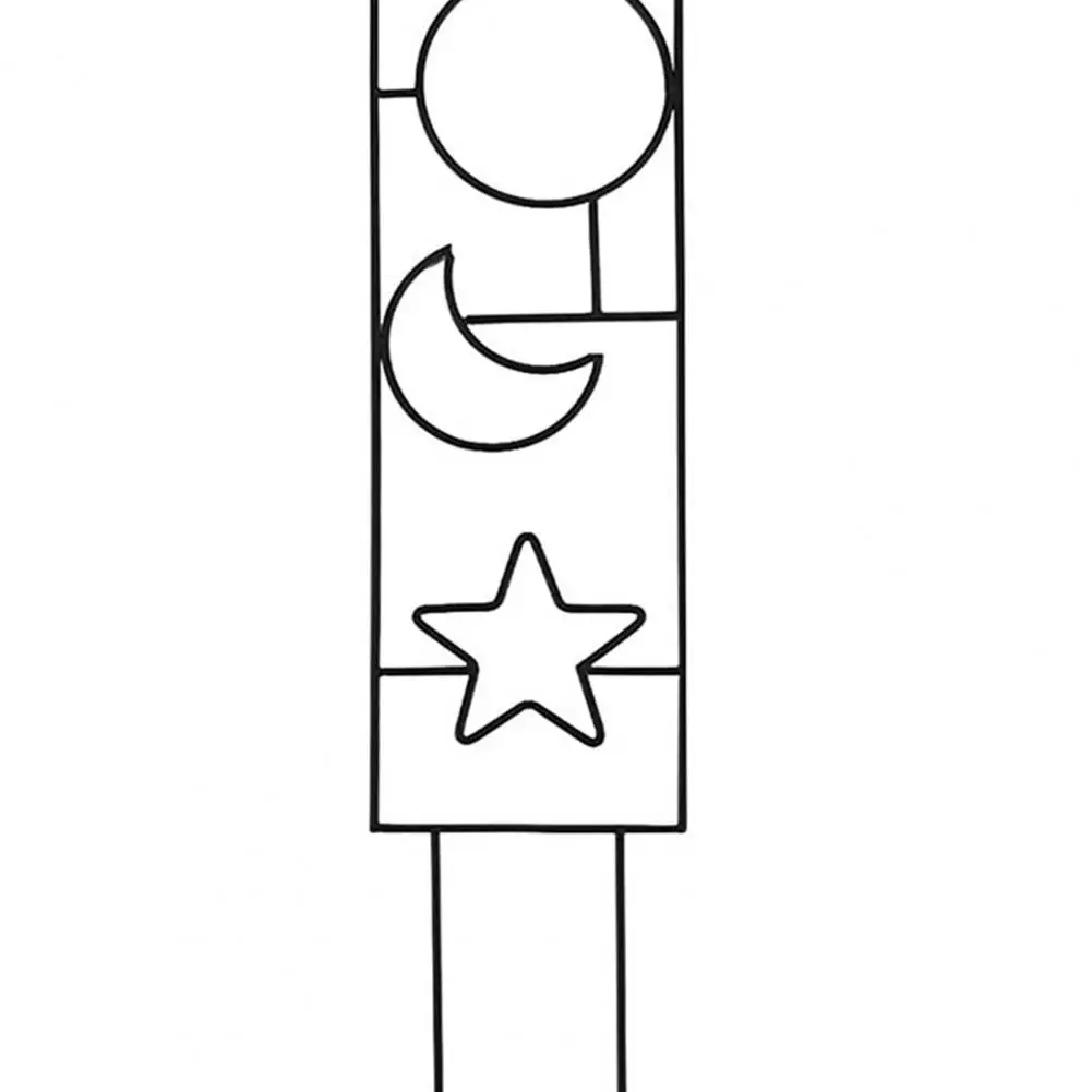 Easy Installation Professional Moon And Star Plant Climbing Trellis No Deformation Gardening Supplies