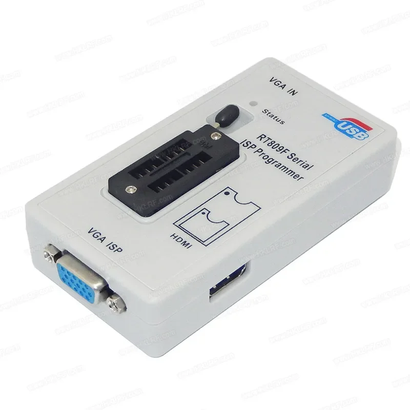 100% new RT809F Serial ISP Programmer with 8  Adapter Kits