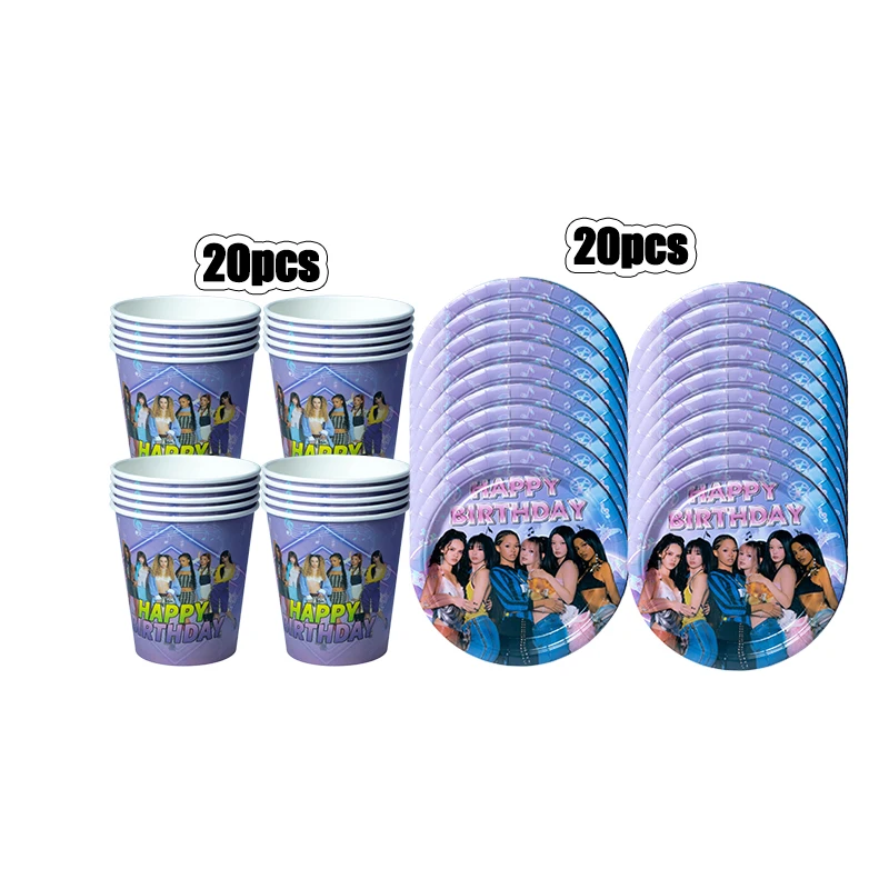 Nieuwe Katseye Verjaardagsdecoratie Superstar Feestartikelen Stickers Poster Ballonnen Achtergrond Banner Taartdecoratie Babyshower Cadeau