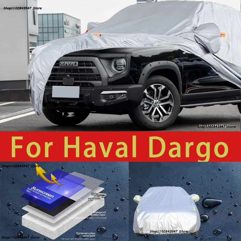 

For Haval Dargo Car protective cover Auto paint protection Sunscreen heat-insulating waterproof car clothing Car film