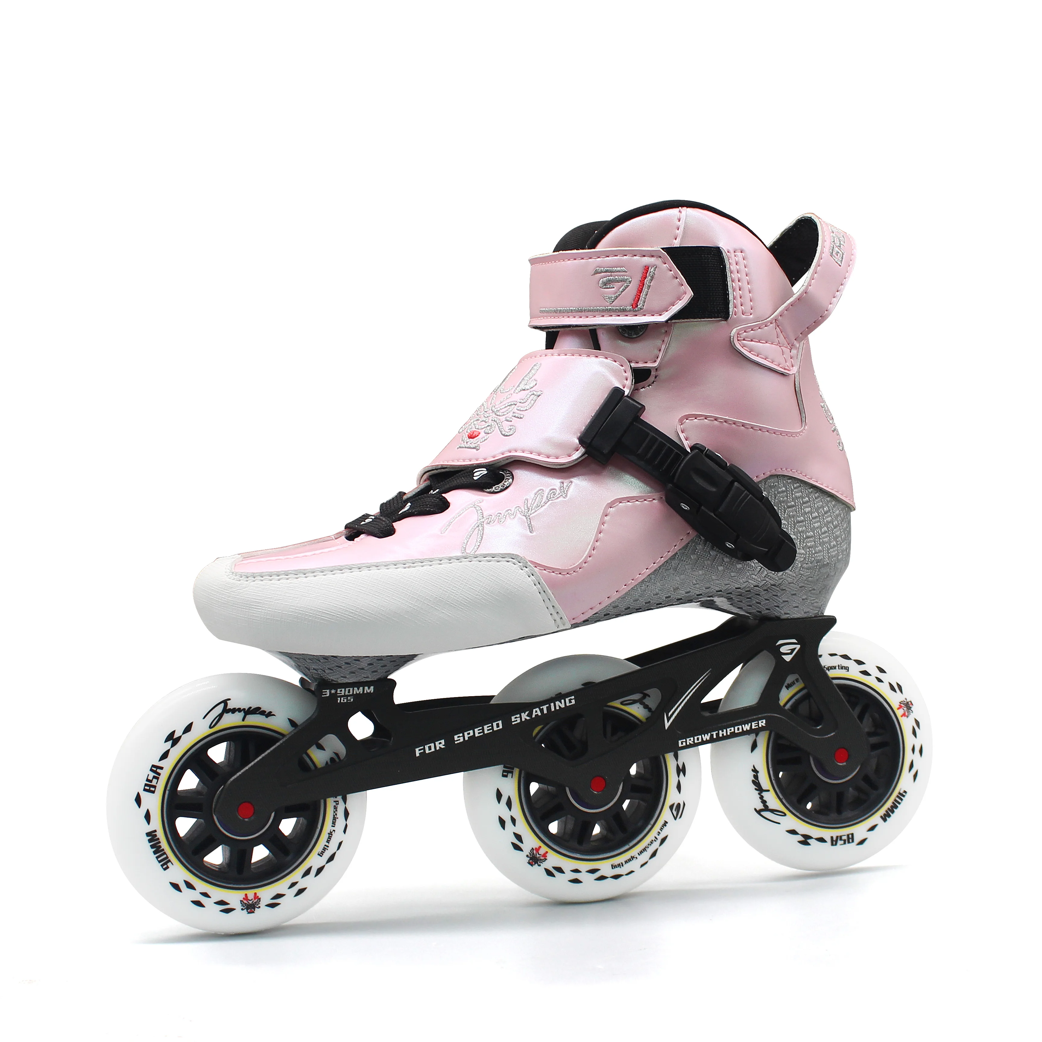 

【Best-selling】EACHkids Ruedas De Patin Thermoplastic Carbon Fiber Jumper Skate Shoes 3Wheel Frame Of Sket Shoes For Men